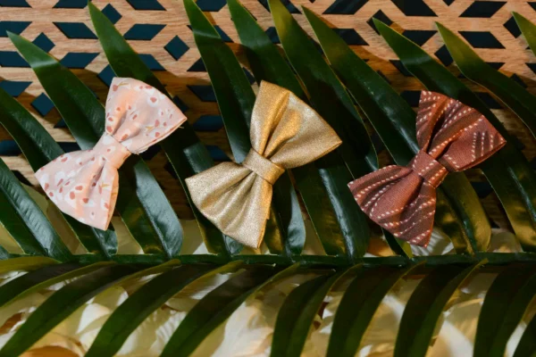 Lot de 3 barrettes noeud papillon – Image 2
