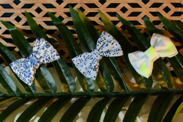 Lot de 3 barrettes noeud papillon – Image 3