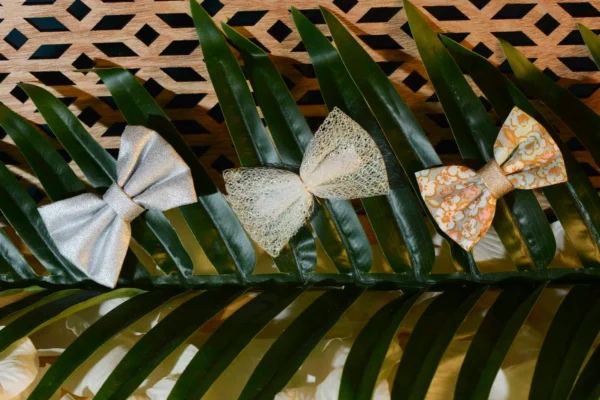 Lot de 3 barrettes noeud papillon – Image 4