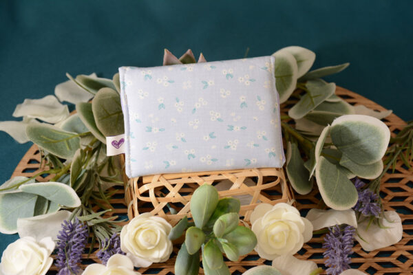 Porte cartes Fleurs ciel – Image 3